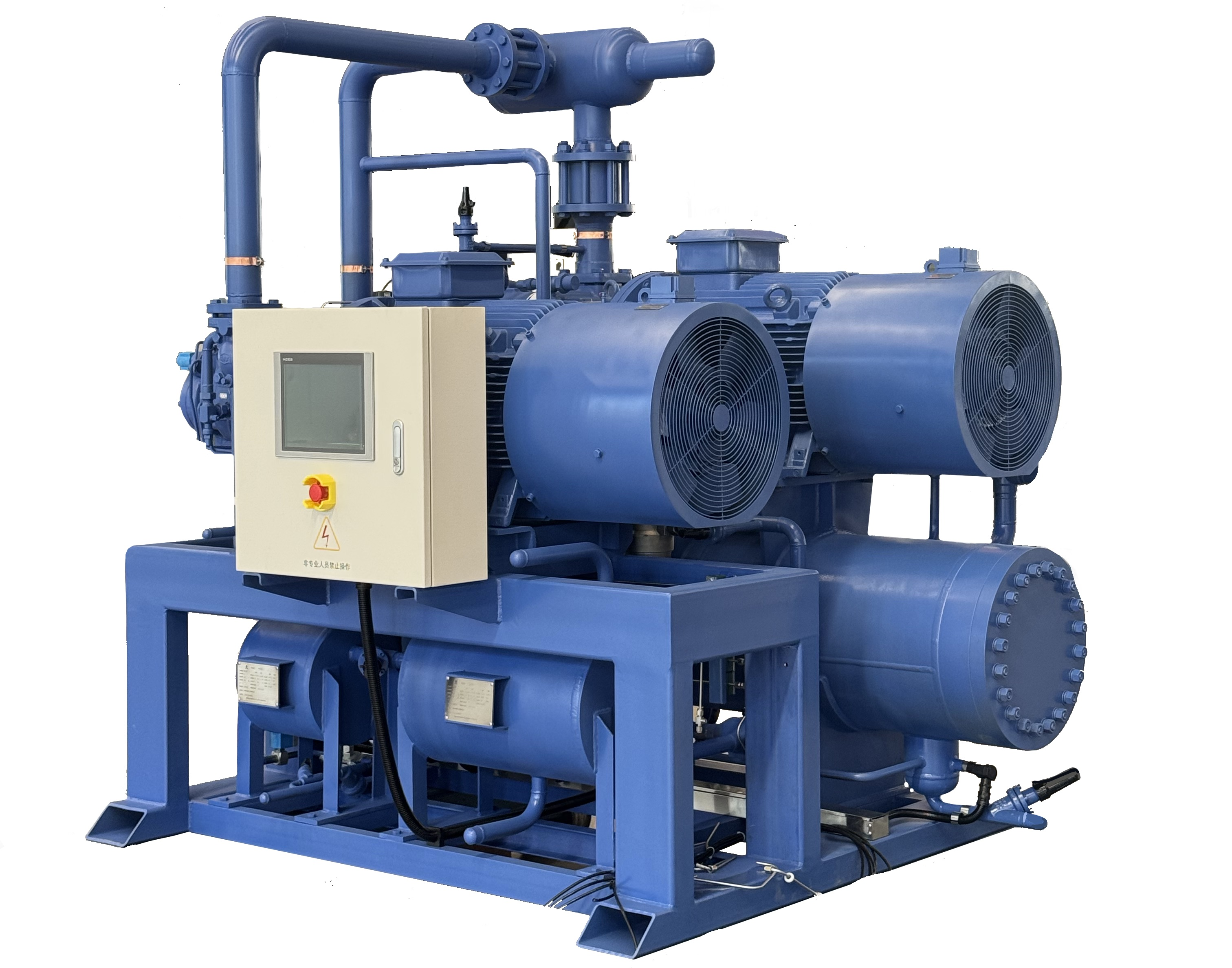 雙機(jī)雙級螺桿壓縮機(jī)組